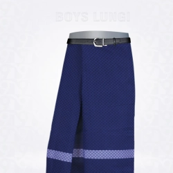 Boys Lungi-Royal Blue Navy Blue